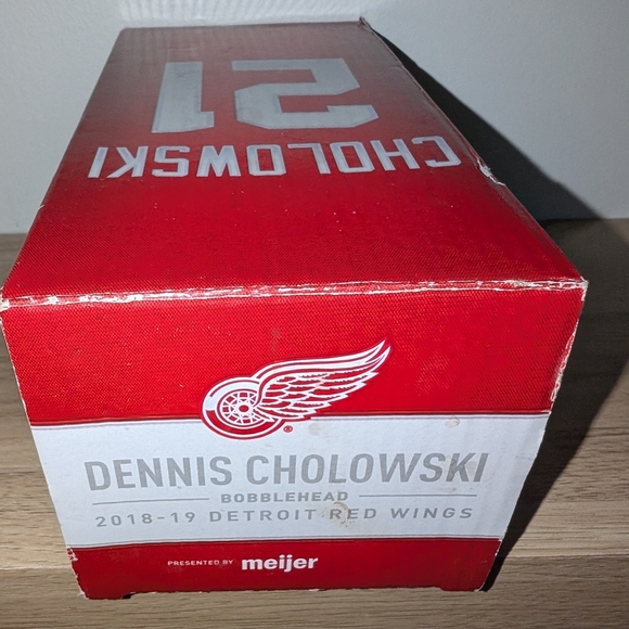 Detroit Red Wings Dennis Cholowski Bobblehead - Picture 5 of 5
